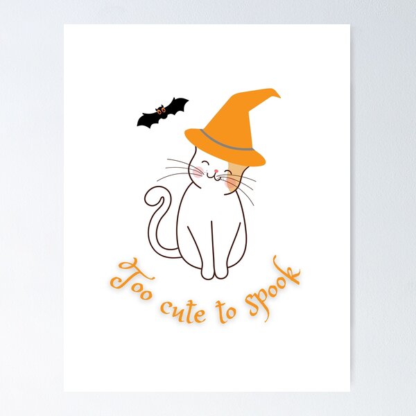 Item preview, Too Cute to Spook Cat designed and sold by Thewelllife.