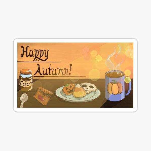 Item preview, Cozy Happy Autumn Design designed and sold by Cat-Clawz.