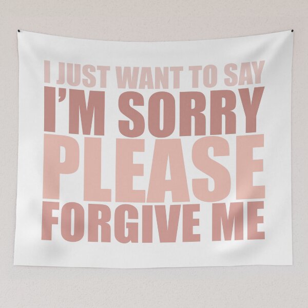 Item preview, IM SORRY, PLEASE FORGIVE ME ROZA designed and sold by BeCoolByHarun.