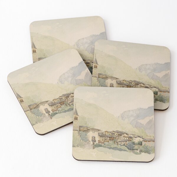 Item preview, Village in the Mountains designed and sold by Twisted Wick.