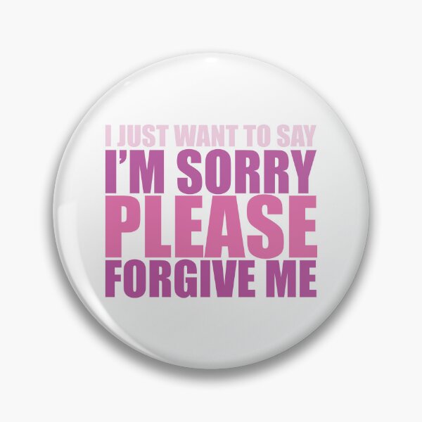 Item preview, IM SORRY, PLEASE FORGIVE ME PURPLE designed and sold by BeCoolByHarun.