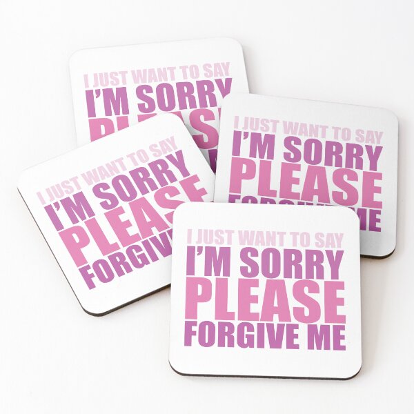 Item preview, IM SORRY, PLEASE FORGIVE ME PURPLE designed and sold by BeCoolByHarun.