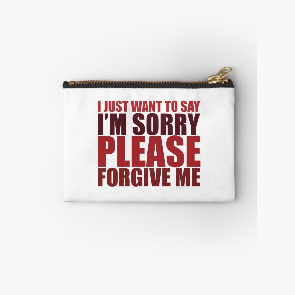 Item preview, IM SORRY, PLEASE FORGIVE ME RED designed and sold by BeCoolByHarun.