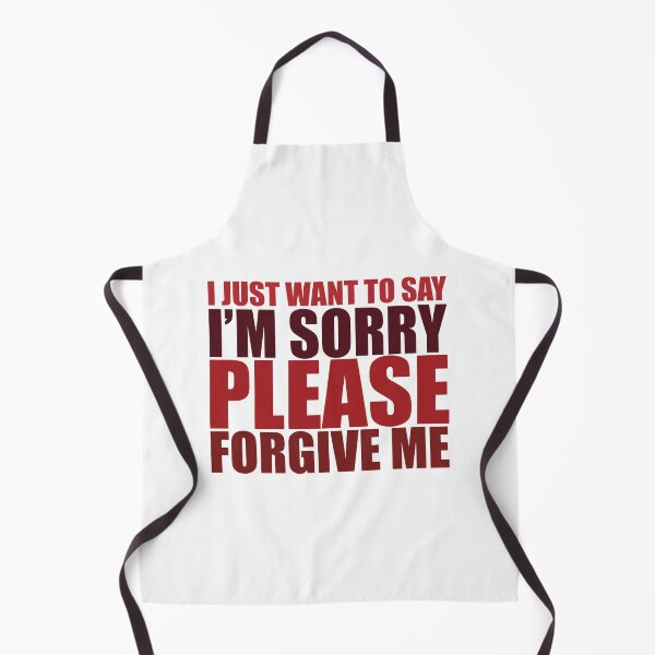 Item preview, IM SORRY, PLEASE FORGIVE ME RED designed and sold by BeCoolByHarun.