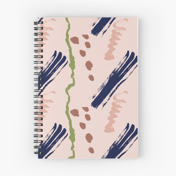 Item preview, abstract pattern on a pinkish background . smears , brush prints , smudges . designed and sold by Atrinheart.