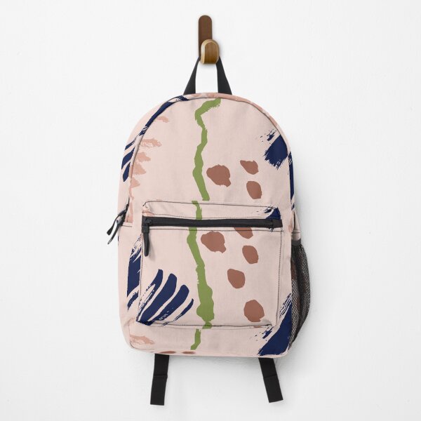 Item preview, abstract pattern on a pinkish background . smears , brush prints , smudges . designed and sold by Atrinheart.