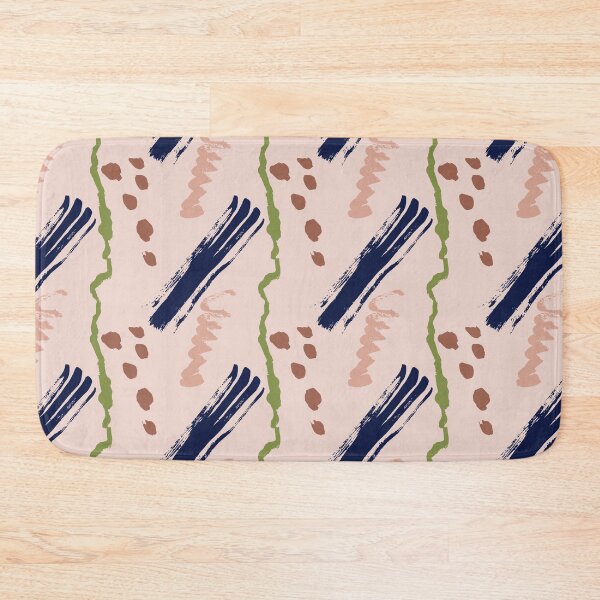 Item preview, abstract pattern on a pinkish background . smears , brush prints , smudges . designed and sold by Atrinheart.