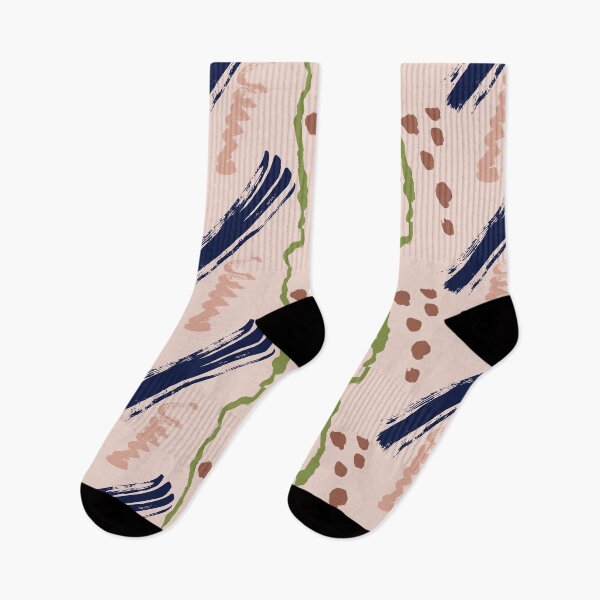 Item preview, abstract pattern on a pinkish background . smears , brush prints , smudges . designed and sold by Atrinheart.