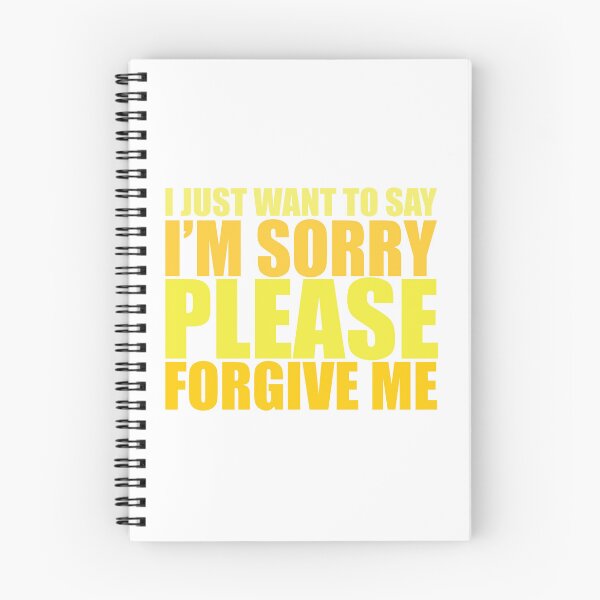Item preview, IM SORRY, PLEASE FORGIVE ME YELLOW designed and sold by BeCoolByHarun.