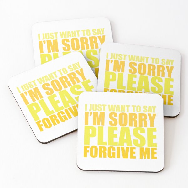 Item preview, IM SORRY, PLEASE FORGIVE ME YELLOW designed and sold by BeCoolByHarun.