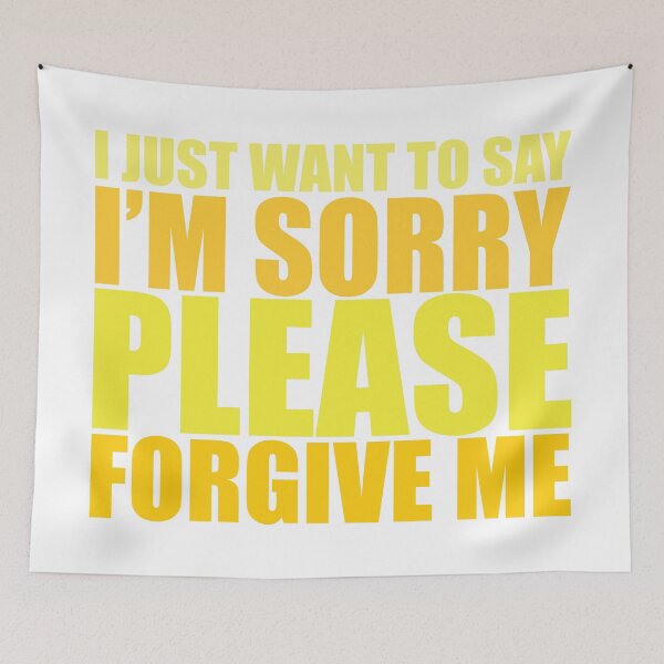 Item preview, IM SORRY, PLEASE FORGIVE ME YELLOW designed and sold by BeCoolByHarun.