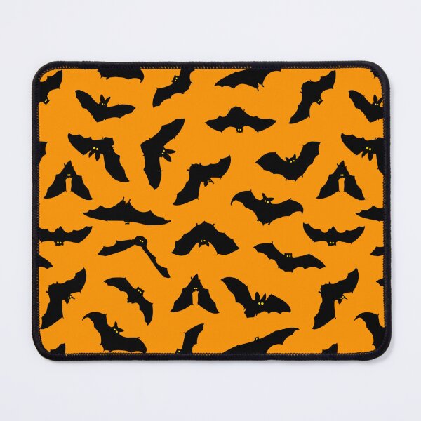 Item preview, Orange Halloween Bat Pattern designed and sold by Julie Erin Designs.