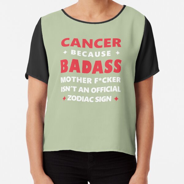 Cancer Badass Clothing | Redbubble