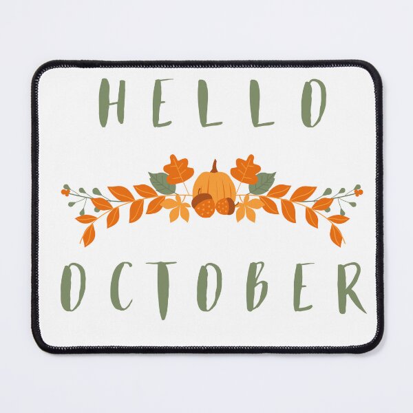Item preview, Hello October designed and sold by Inspirely.
