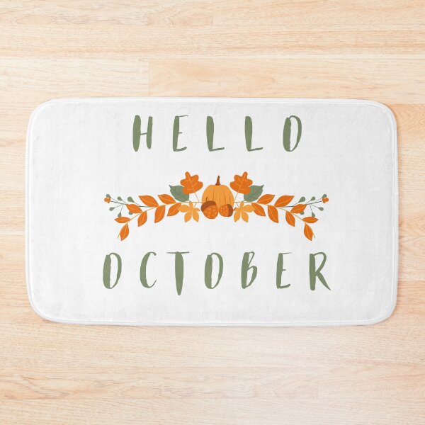 Item preview, Hello October designed and sold by Inspirely.