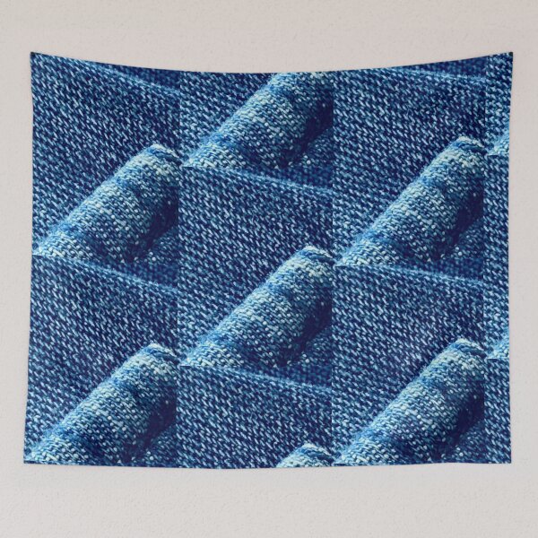 Item preview, Raw Blue Denim Minimalist Design designed and sold by capricedefille.