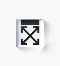 Off-white logo arrows Acrylic Block