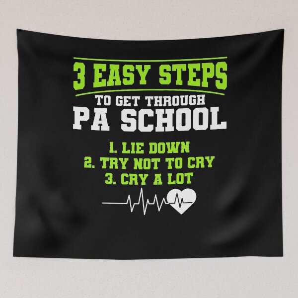 Item preview, PA Students Cry A Lot Physician Assistant PA School designed and sold by Toeffishirts.