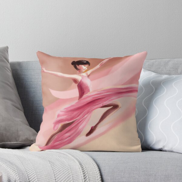 Item preview, Pink Abstract Ballerina Drawing designed and sold by OmniaDea.