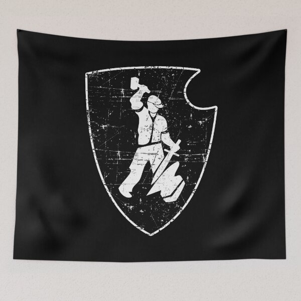 Item preview, PzAbt 507 Heavy Panzer Battalion - BlackSmith - White - Grunge Style designed and sold by pzd501.