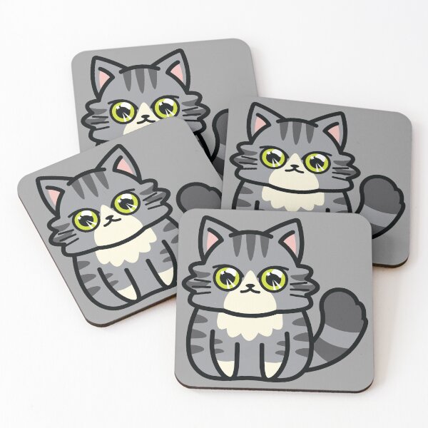 Item preview, Grey Weegie Cat designed and sold by catxbeans.