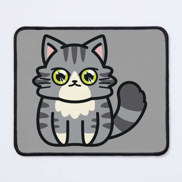 Item preview, Grey Weegie Cat designed and sold by catxbeans.