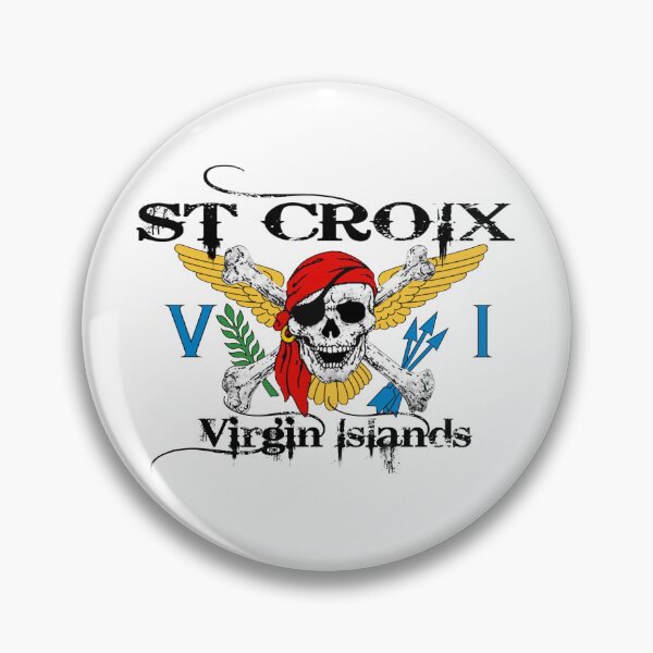 Item preview, St. Croix Virgin Islands - Pirate Flag designed and sold by marquet65.