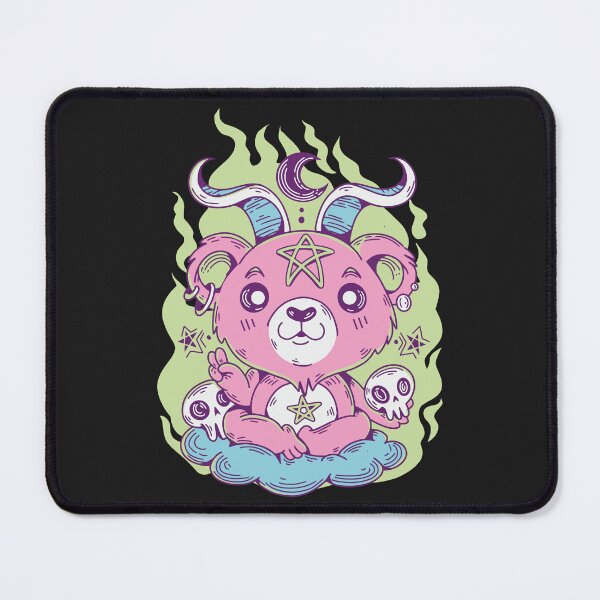 Item preview, Goth Pastel Teddy Bear Holding Skull Teddy Bear Halloween Gothic designed and sold by 1White-Rabbit.