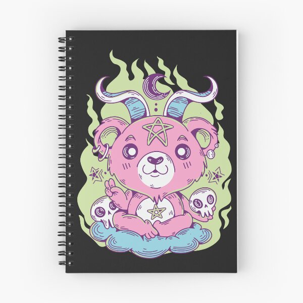 Item preview, Goth Pastel Teddy Bear Holding Skull Teddy Bear Halloween Gothic  designed and sold by 1White-Rabbit.