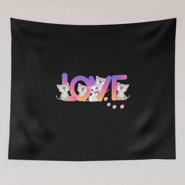 Item preview, Love cats designed and sold by 3TFashion.
