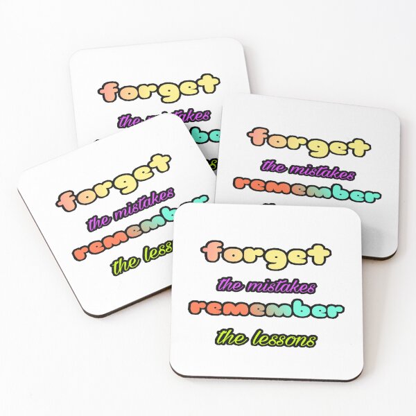 Item preview, Forget the mistakes remember the lessons designed and sold by Firstpharm.