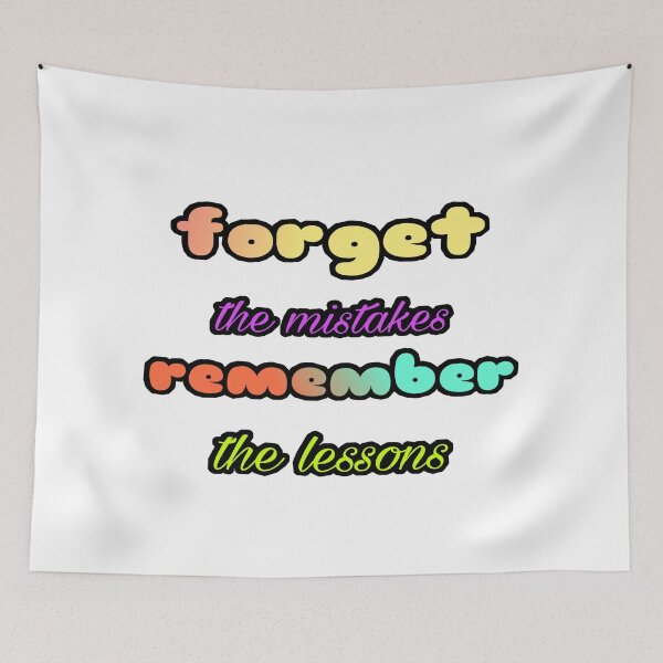 Item preview, Forget the mistakes remember the lessons designed and sold by Firstpharm.
