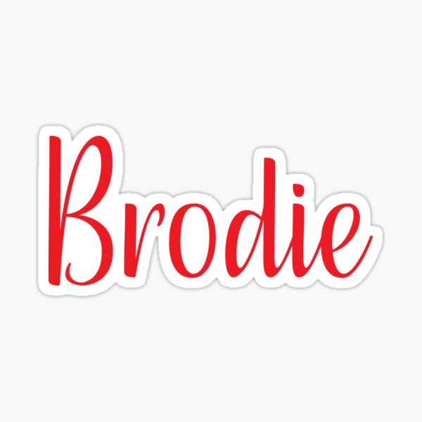 Girls Dog Name Brodie