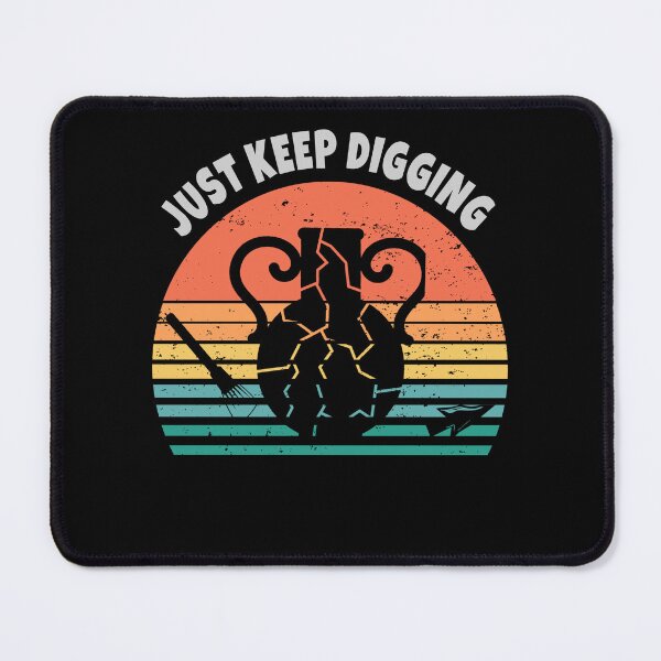 Item preview, Broken jug Archeology retro sunset just keep digging designed and sold by TipTopTapo.