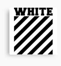 Off-white logo stripes Canvas Print