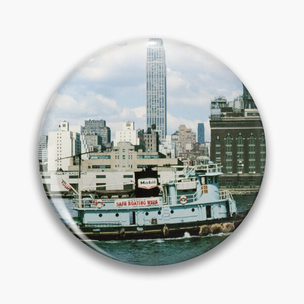 Item preview, 1970s - New York City Skyline with the Empire State Building and a Smokestack designed and sold by thatwaslife.