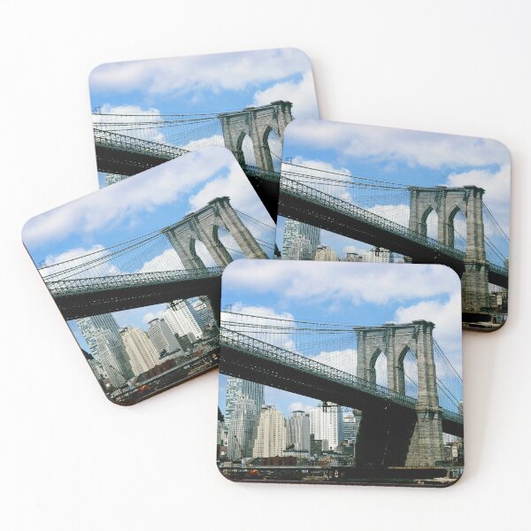 Item preview, 1970s - Brooklyn Bridge with New York City Skyline, USA designed and sold by thatwaslife.