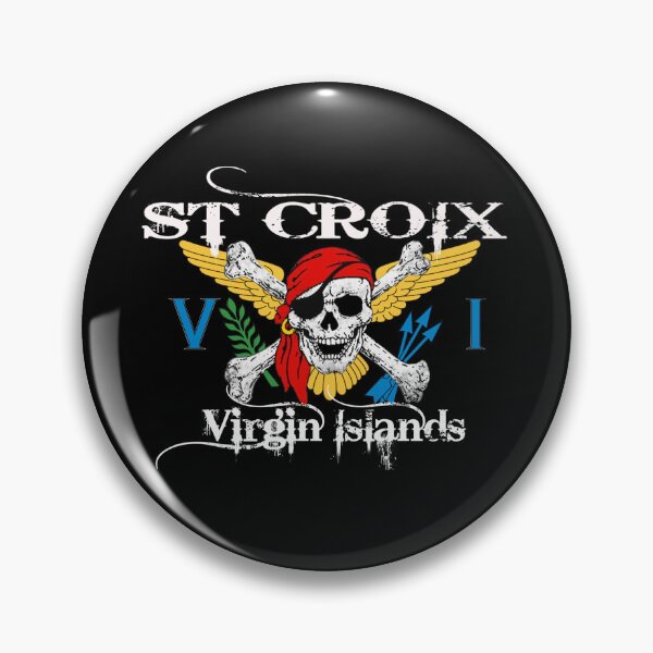 Item preview, St. Croix Virgin Islands - Pirate Flag designed and sold by marquet65.