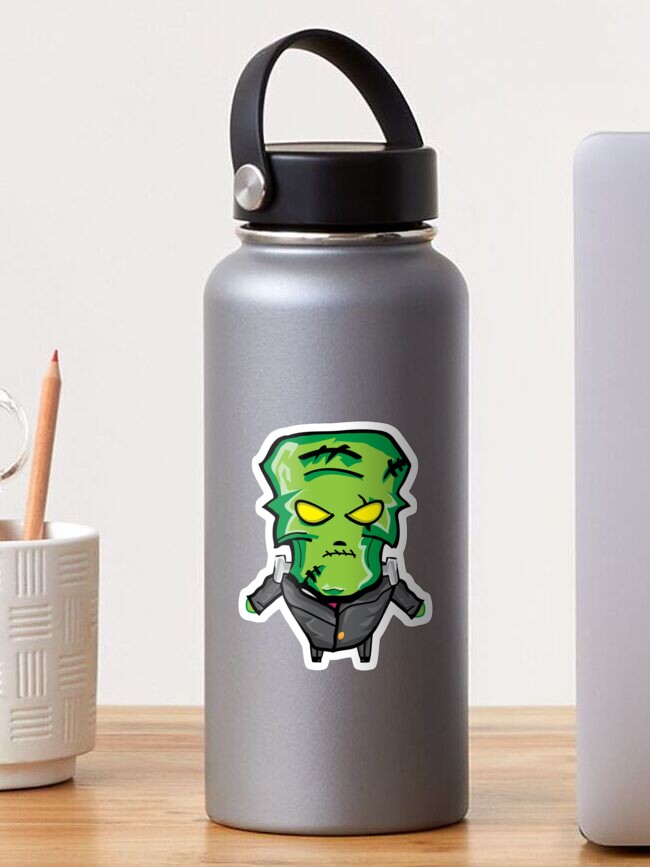 Thumbnail 1 of 3, Sticker, Halloween Frankenstein designed and sold by Bien Design.