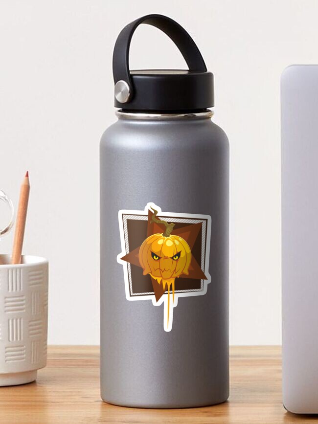 Thumbnail 1 of 3, Sticker, Halloween Pumpkin designed and sold by Bien Design.