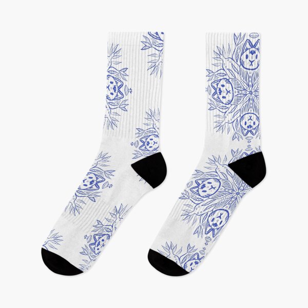 Item preview, Cat mandala in blue color designed and sold by Anton-Domin-Art.