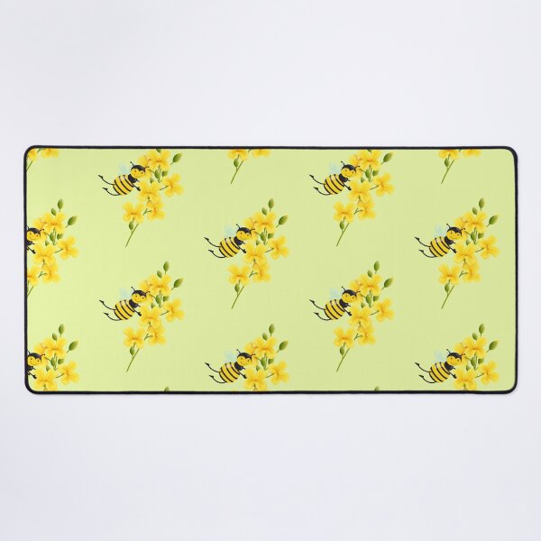 Item preview, Cartoon Bee And Yellow Flowers Puppycat Cardamon designed and sold by DjoooDjooo.
