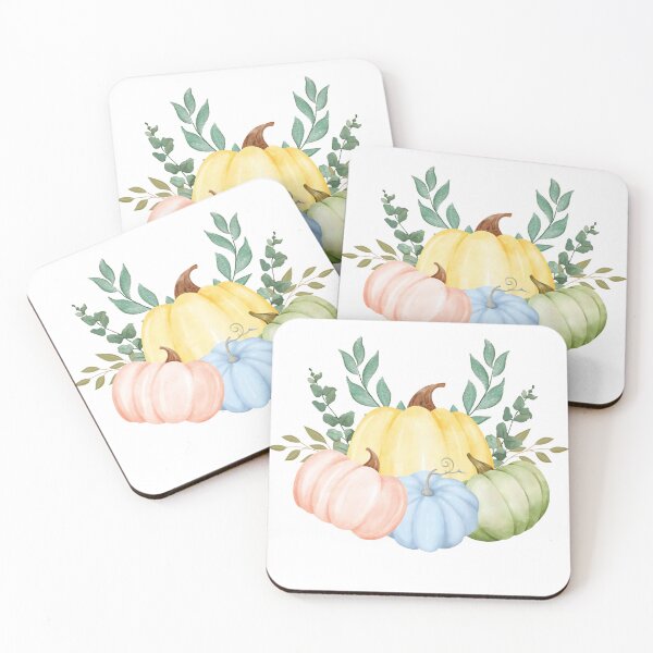 Item preview, Watercolor fall farmhouse pumpkin  designed and sold by Shahd  Design.