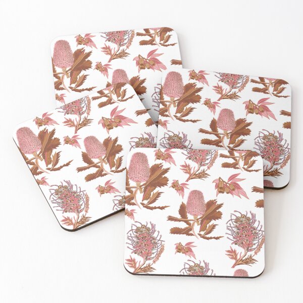 Item preview, Australian Native Botanical Flowers Pattern designed and sold by Tracey  Bartlett.