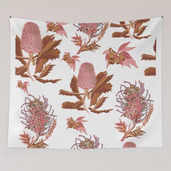 Item preview, Australian Native Botanical Flowers Pattern designed and sold by Tracey  Bartlett.