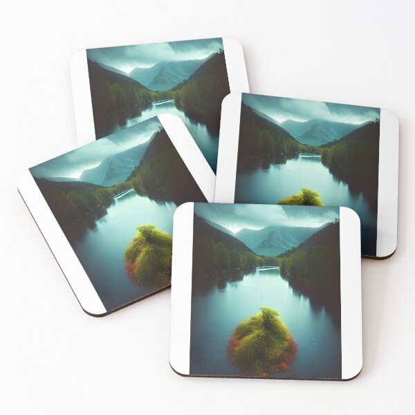 Item preview, Small Island on a Calm River Photography designed and sold by Evolvity.