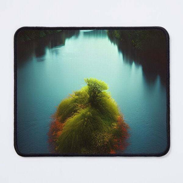 Item preview, Small Island on a Calm River Photography designed and sold by Evolvity.
