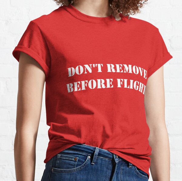 Remove Before Flight 3 (Red) Designed Women Panties & Shorts