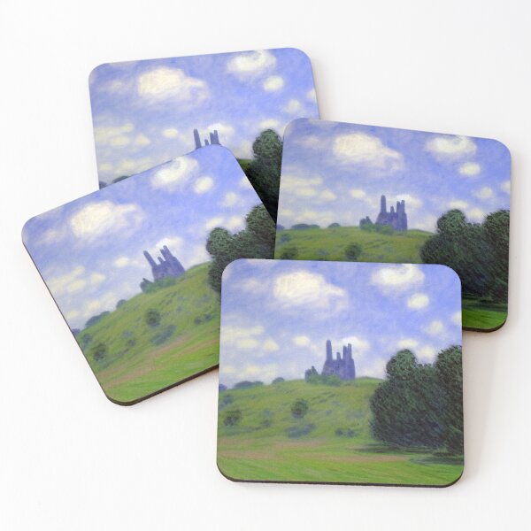 Item preview, Castle On A Hill - Monet Style designed and sold by geozero.