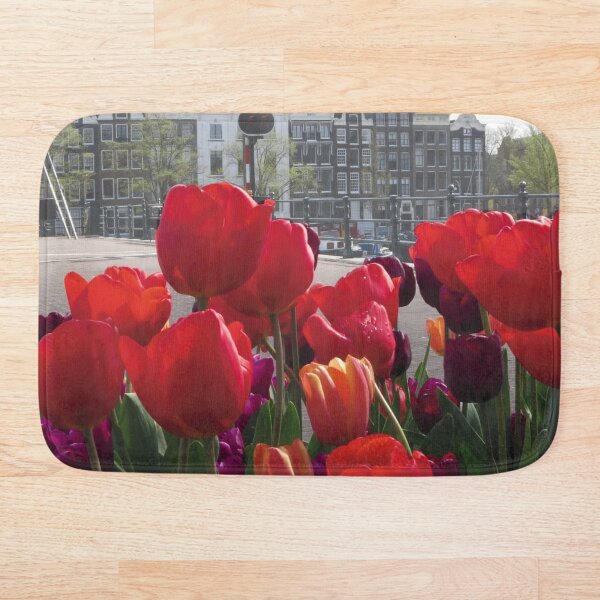 Artikelvorschau,  Tulip Flower auf Amsterdamer Stadtlandschaft entworfen und verkauft von marghe41.